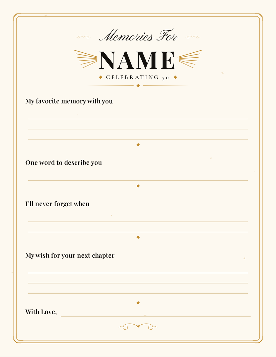 Memory Card printable preview