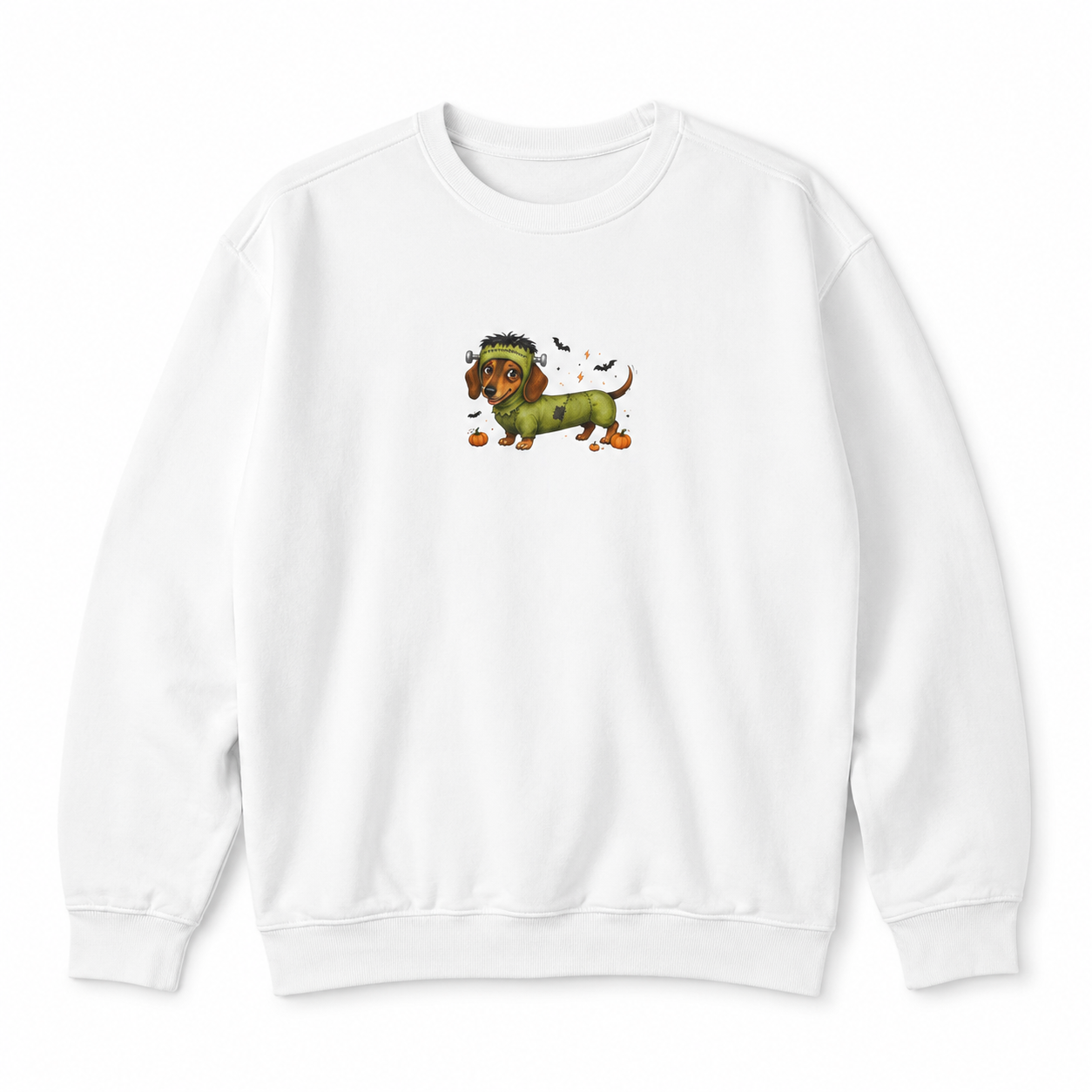 Scan My Franken-Weenie 🌭😂 Halloween Doxie Tribe QR Code Sweatshirt