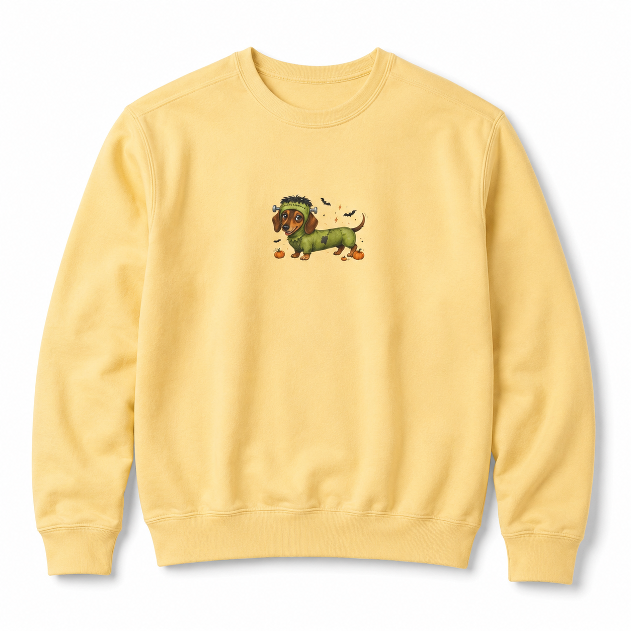 Scan My Franken-Weenie 🌭😂 Halloween Doxie Tribe QR Code Sweatshirt
