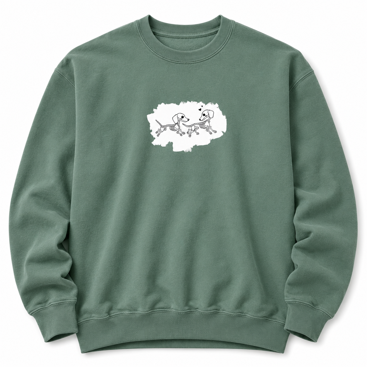 Scan For Some Bone-A-Fide DOXIE LOVE 😍🎃 Funny Halloween QR Code Sweatshirt