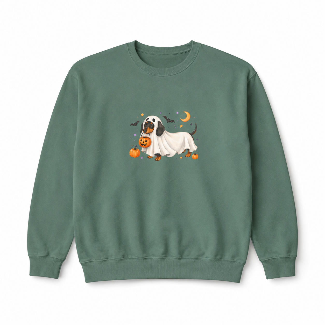 Scan My Hallo- Weenie! Doxie Love 😍🐾 Halloween QR Code Sweatshirt