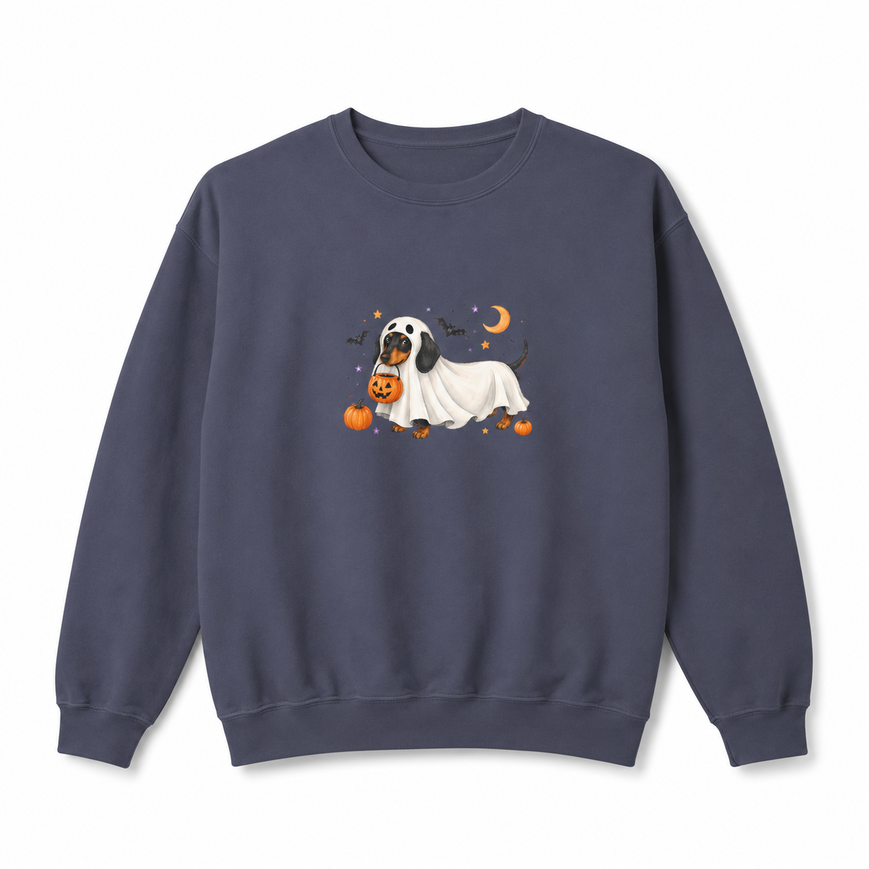 Scan My Hallo- Weenie! Doxie Love 😍🐾 Halloween QR Code Sweatshirt