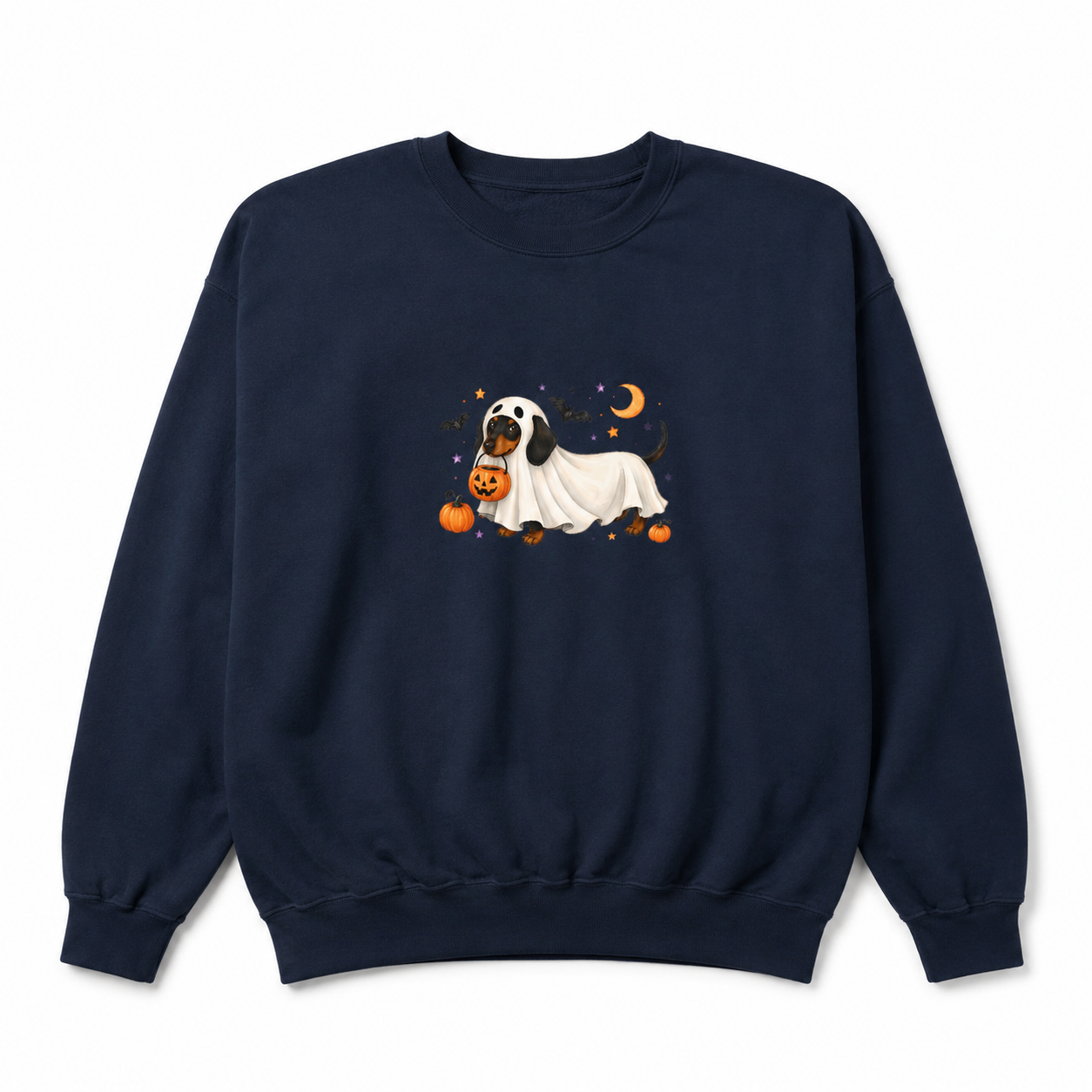 Scan My Hallo- Weenie! Doxie Love 😍🐾 Halloween QR Code Sweatshirt