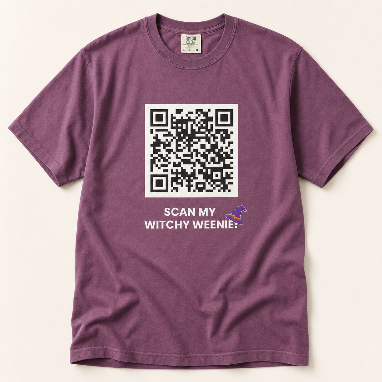 SCAN MY WITCHY WEENIE! 🍬 Halloween QR Code T-Shirt