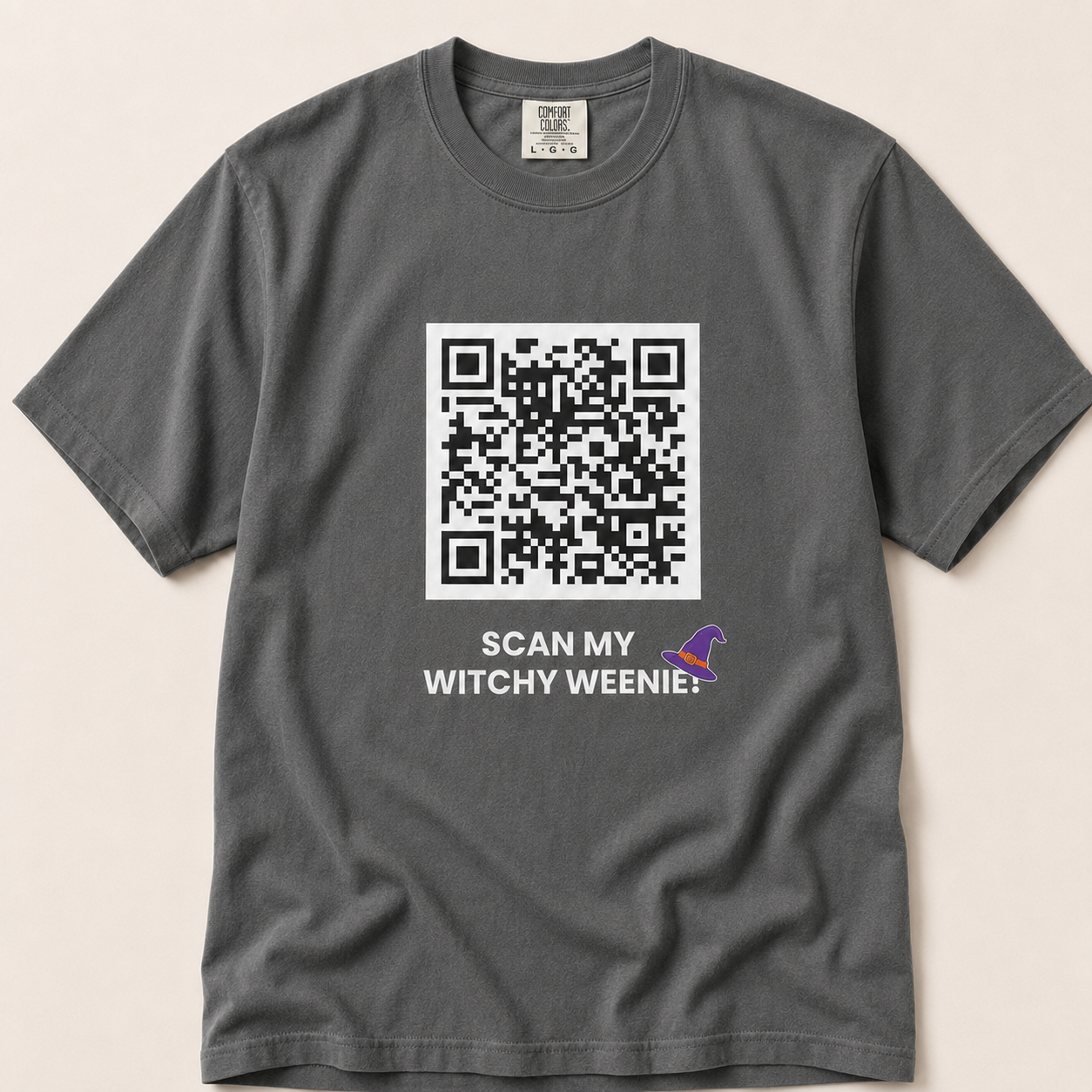 SCAN MY WITCHY WEENIE! 🍬 Halloween QR Code T-Shirt