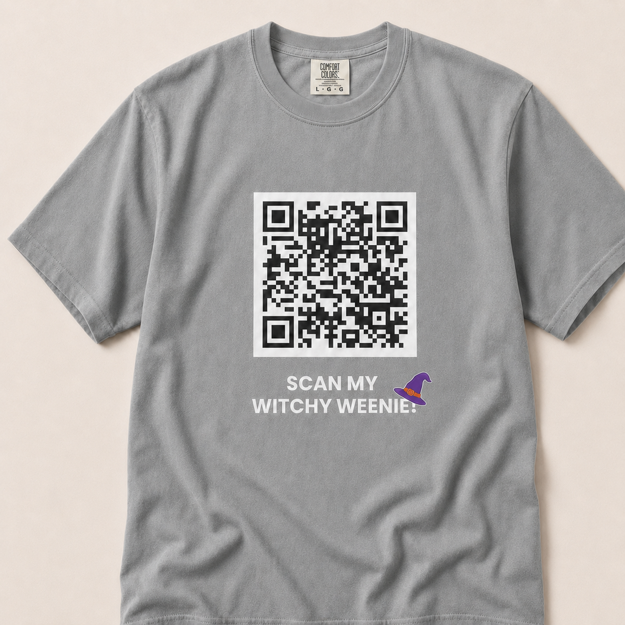 SCAN MY WITCHY WEENIE! 🍬 Halloween QR Code T-Shirt