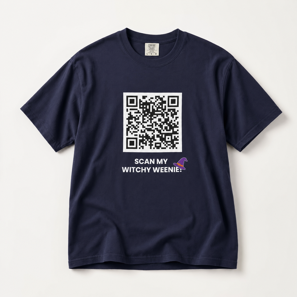SCAN MY WITCHY WEENIE! 🍬 Halloween QR Code T-Shirt
