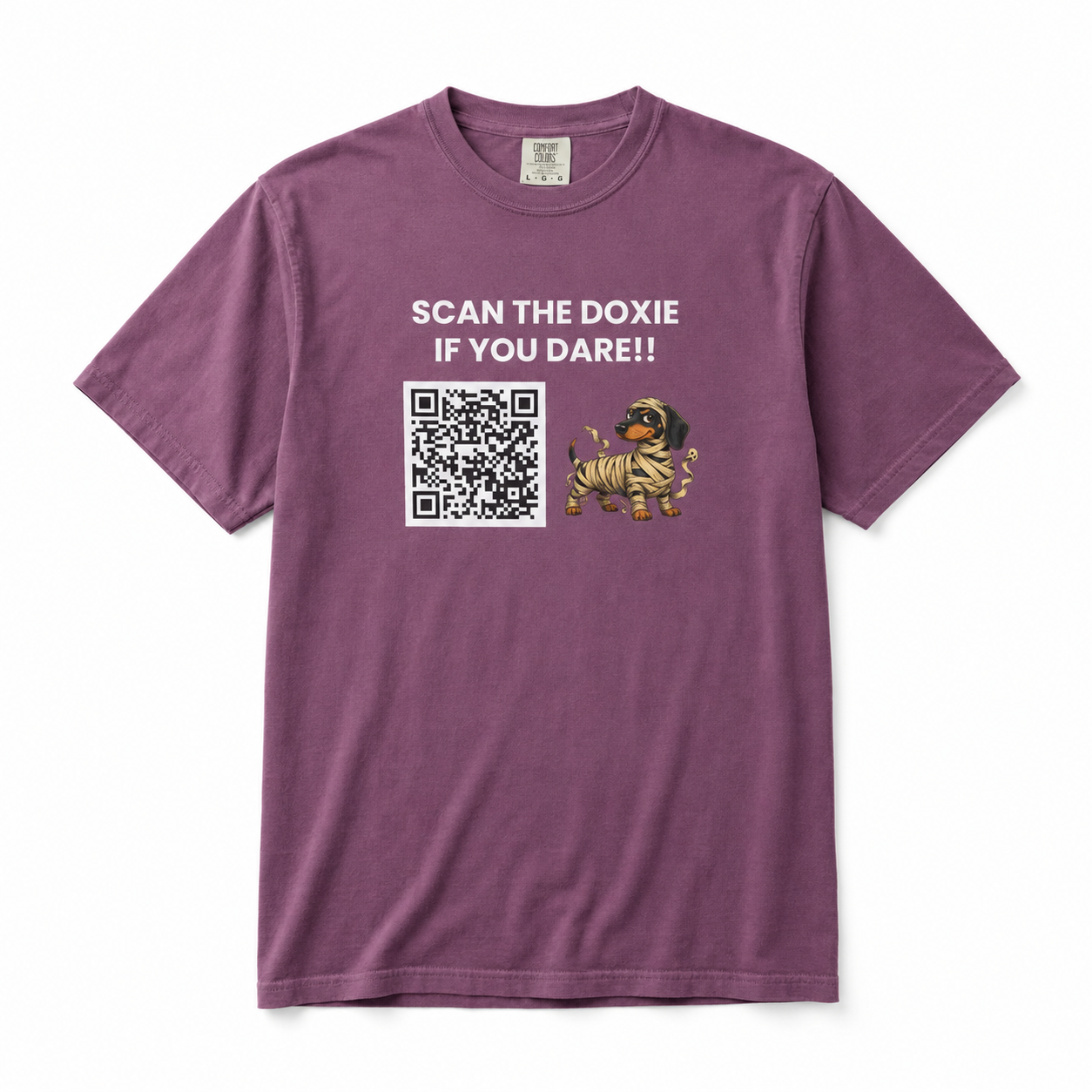 SCAN THE DOIXE IF YOU DARE! 🍬👻 Halloween QR Code T-Shirt