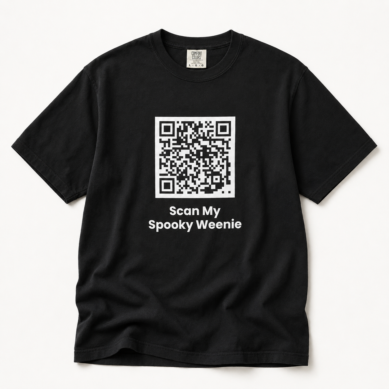SCAN MY SPOOKY - WEENIE! 👻 Halloween QR Code T-Shirt