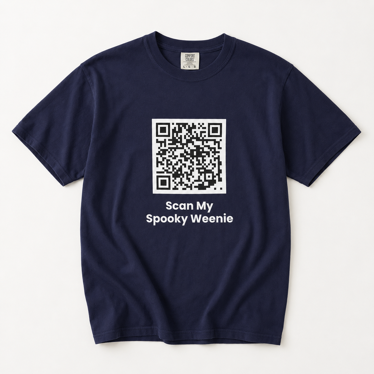 SCAN MY SPOOKY - WEENIE! 👻 Halloween QR Code T-Shirt