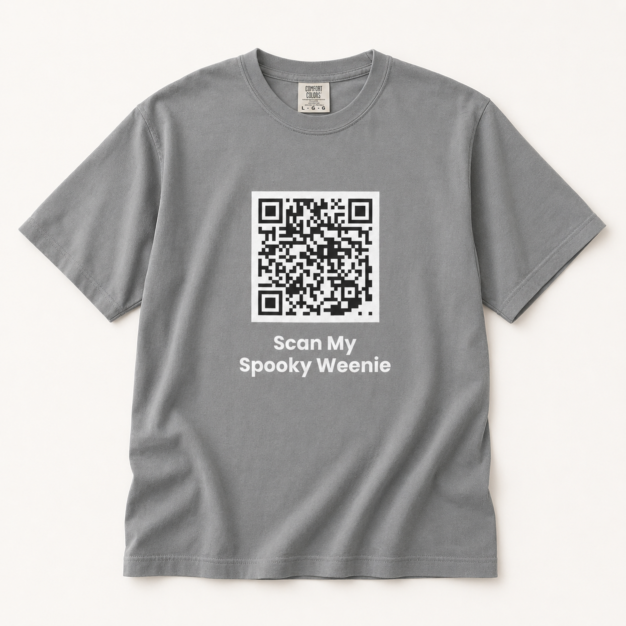 SCAN MY SPOOKY - WEENIE! 👻 Halloween QR Code T-Shirt