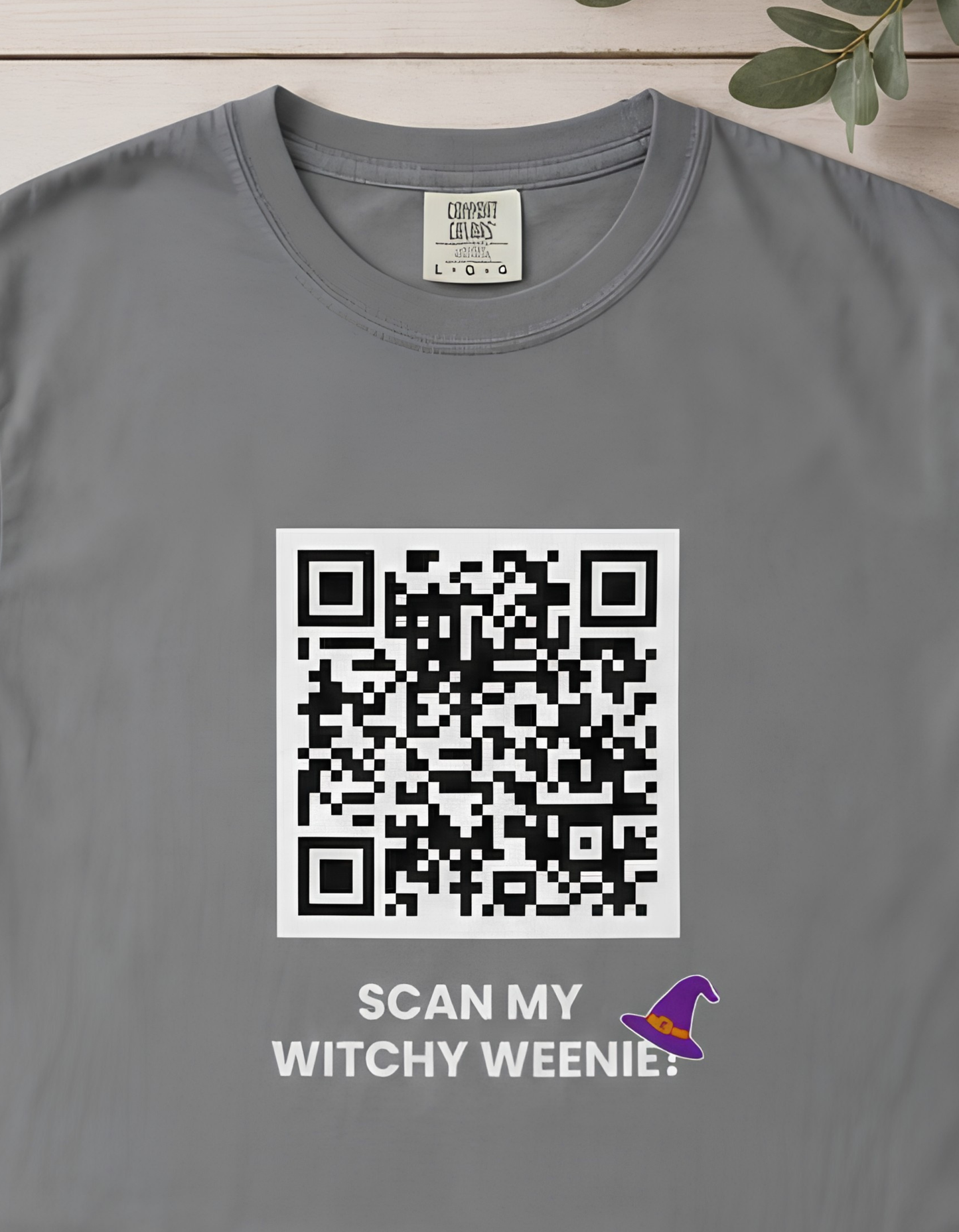 SCAN MY WITCHY WEENIE! 🍬 Halloween QR Code T-Shirt