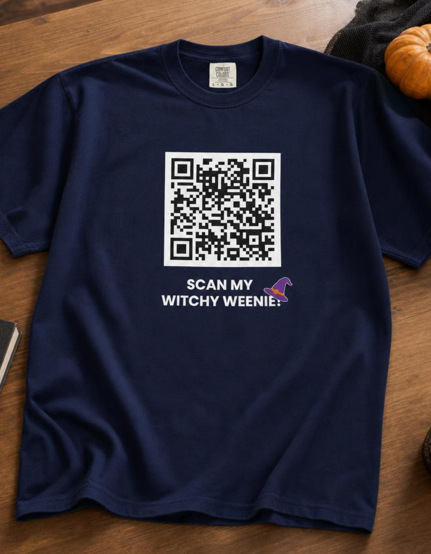 SCAN MY WITCHY WEENIE! 🍬 Halloween QR Code T-Shirt