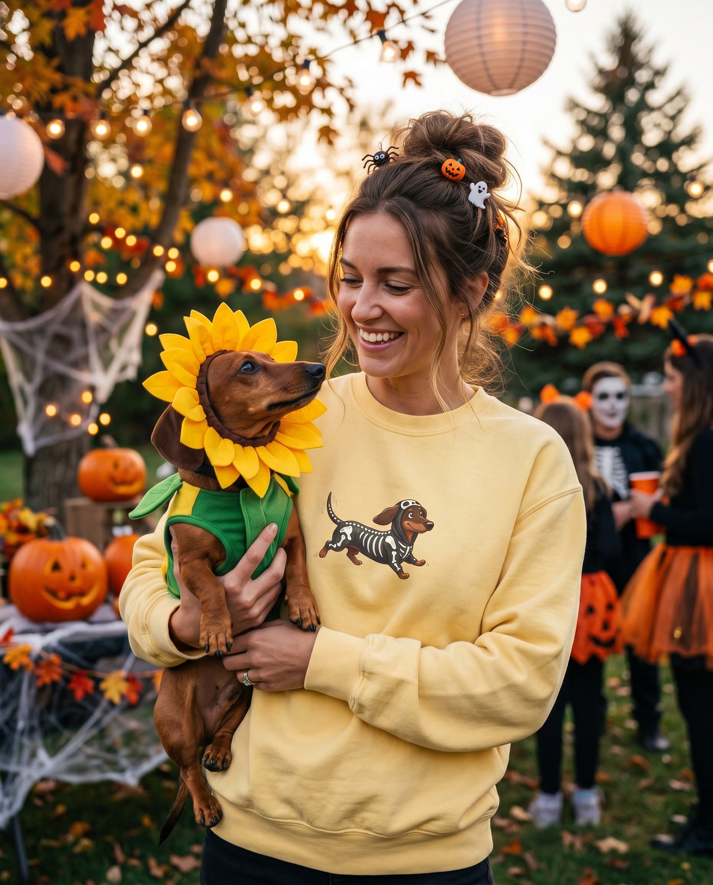 Scan My Boo-Weenie! 2😍🧛‍♀️ Halloween Doxie Tribe QR Code Sweatshirt