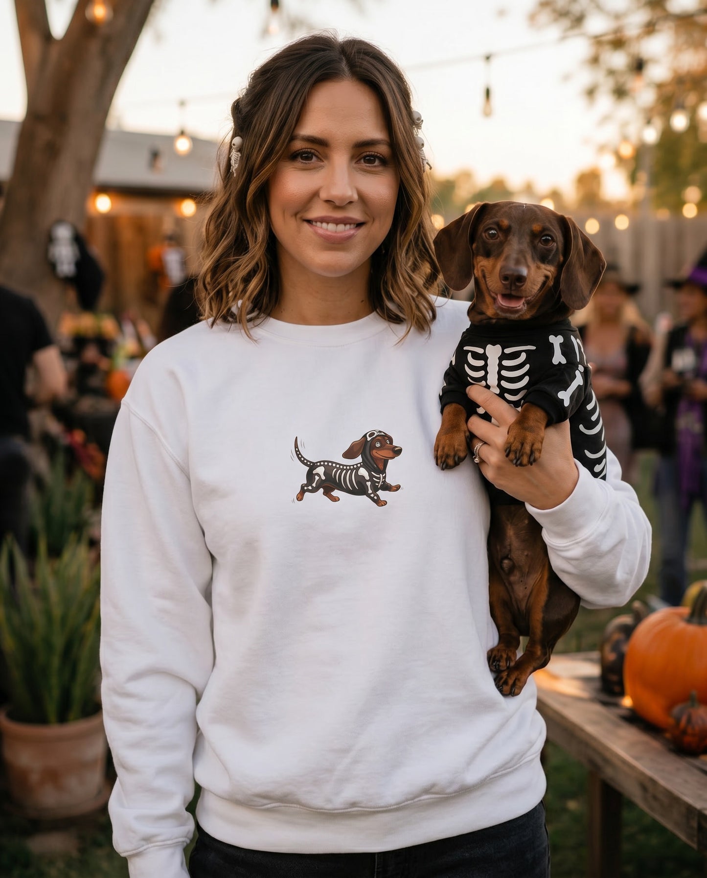 Scan My Boo-Weenie! 2😍🧛‍♀️ Halloween Doxie Tribe QR Code Sweatshirt